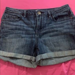 Denim shorts